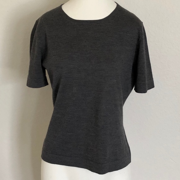 Brooks Brothers 100% Wool Short Sleeve Top - Picture 2 of 4